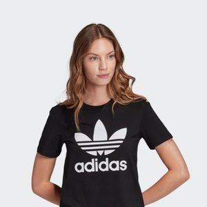 Adidas Cropped Trifoil Tee